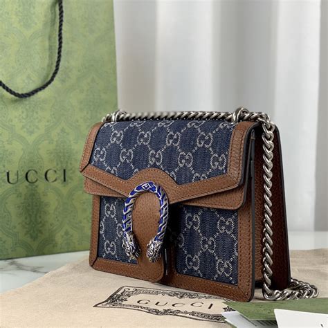 gucci small dionysus bag outfit|Gucci dionysus denim bag.